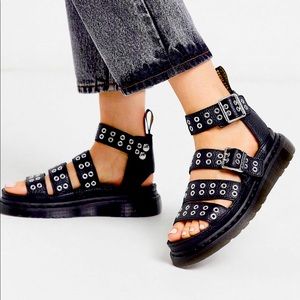 Dr. Martens sandals Clarissa II Hardware Black Aunt Sally